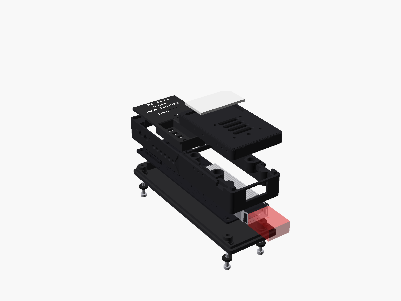 The parts of the box